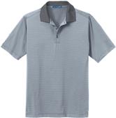 Port Authority Adult Fine Stripe Performance Polo