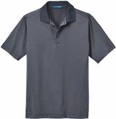 Port Authority Adult Fine Stripe Performance Polo