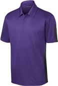 Sport-Tek Adult Active Textured Colorblock Polo