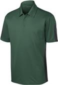 Sport-Tek Adult Active Textured Colorblock Polo
