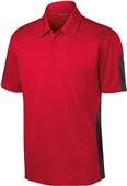 Sport-Tek Adult Active Textured Colorblock Polo