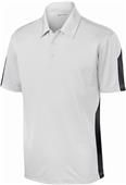 Sport-Tek Adult Active Textured Colorblock Polo