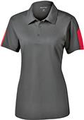 Sport-Tek Ladies Active Textured Colorblock Polo