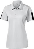 Sport-Tek Ladies Active Textured Colorblock Polo