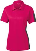 Sport-Tek Ladies Active Textured Colorblock Polo
