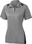 Sport-Tek Ladies Heather Colorblock Contender Polo