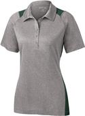 Sport-Tek Ladies Heather Colorblock Contender Polo