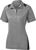 Sport-Tek Ladies Heather Colorblock Contender Polo