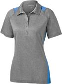 Sport-Tek Ladies Heather Colorblock Contender Polo
