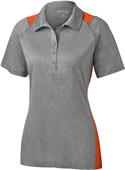 Sport-Tek Ladies Heather Colorblock Contender Polo