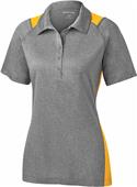 Sport-Tek Ladies Heather Colorblock Contender Polo