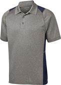 Sport-Tek Adult Heather Colorblock Contender Polo