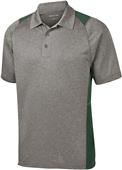 Sport-Tek Adult Heather Colorblock Contender Polo
