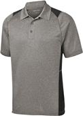 Sport-Tek Adult Heather Colorblock Contender Polo