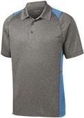 Sport-Tek Adult Heather Colorblock Contender Polo