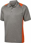 Sport-Tek Adult Heather Colorblock Contender Polo