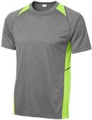 Sport-Tek Youth Heather Colorblock Contender Tee