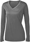 Sport-Tek Ladies Long Sleeve V-Neck Competitor Tee