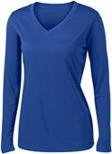 Sport-Tek Ladies Long Sleeve V-Neck Competitor Tee