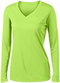 Sport-Tek Ladies Long Sleeve V-Neck Competitor Tee