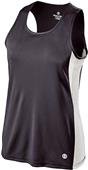 Holloway Ladies Dry-Excel Vertical Track Singlets Holloway Ladies Dry-Excel Vertical Track Singlets