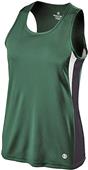 Holloway Ladies Dry-Excel Vertical Track Singlets Holloway Ladies Dry-Excel Vertical Track Singlets
