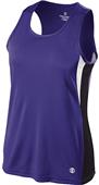 Holloway Ladies Dry-Excel Vertical Track Singlets Holloway Ladies Dry-Excel Vertical Track Singlets