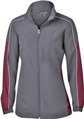 Sport-Tek Ladies Piped Colorblock Wind Jacket