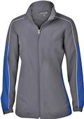 Sport-Tek Ladies Piped Colorblock Wind Jacket