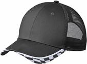 Port Authority Adult Checkered Racing Cap
