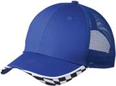 Port Authority Adult Checkered Racing Cap