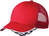 Port Authority Adult Checkered Racing Cap