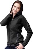 Landway Womens Ashton Sweater-Knit Fleece Jacket Landway Womens Ashton Sweater-Knit Fleece Jacket