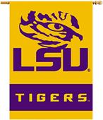 COLLEGIATE LSU Tigers 2-Sided 28" x 40" Banners COLLEGIATE LSU Tigers 2-Sided 28" x 40" Banners