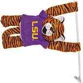 COLLEGIATE LSU Tigers 3D Mascot Car Flag