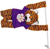 COLLEGIATE Clemson Tigers 3D Mascot Car Flag