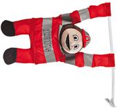 COLLEGIATE Ohio State Buckeyes 3D Mascot Car Flag