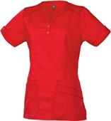 Maevn Blossom Women's European Y-Neck Scrub Tops Maevn Blossom Women's European Y-Neck Scrub Tops