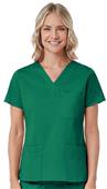 Maevn Blossom Women's 3-Pocket V-Neck Scrub Tops Maevn Blossom Women's 3-Pocket V-Neck Scrub Tops