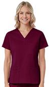 Maevn Blossom Women's 3-Pocket V-Neck Scrub Tops