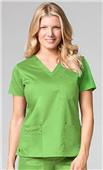 Maevn Blossom Women's 3-Pocket V-Neck Scrub Tops Maevn Blossom Women's 3-Pocket V-Neck Scrub Tops
