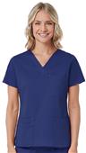 Maevn Blossom Women's 3-Pocket V-Neck Scrub Tops