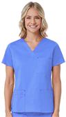 Maevn Blossom Women's 3-Pocket V-Neck Scrub Tops Maevn Blossom Women's 3-Pocket V-Neck Scrub Tops