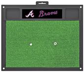 Fan Mats MLB Atlanta Braves Golf Hitting Mat Fan Mats MLB Atlanta Braves Golf Hitting Mat
