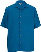 Edwards Unisex Jacquard Batiste Camp Shirt Edwards Unisex Jacquard Batiste Camp Shirt