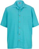 Edwards Unisex Jacquard Batiste Camp Shirt Edwards Unisex Jacquard Batiste Camp Shirt