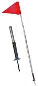 Fold-A-Goal Corner Flag With Spring Base/Screw Tip Fold-A-Goal Corner Flag With Spring Base/Screw Tip