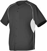 Alleson Warp Knit Full Button Mesh Baseball Jersey Alleson Warp Knit Full Button Mesh Baseball Jersey
