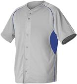 Alleson Warp Knit Full Button Mesh Baseball Jersey Alleson Warp Knit Full Button Mesh Baseball Jersey