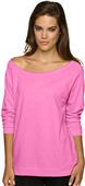 Next Level Women's Terry Raw Edge Raglan Shirt Next Level Women's Terry Raw Edge Raglan Shirt